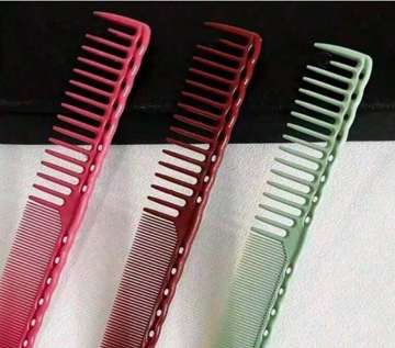 Peine profesional (rosa/bordó/verde)