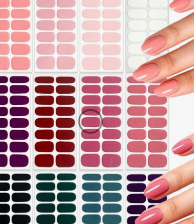 Láminas de esmalte semipermanente (varios colores)