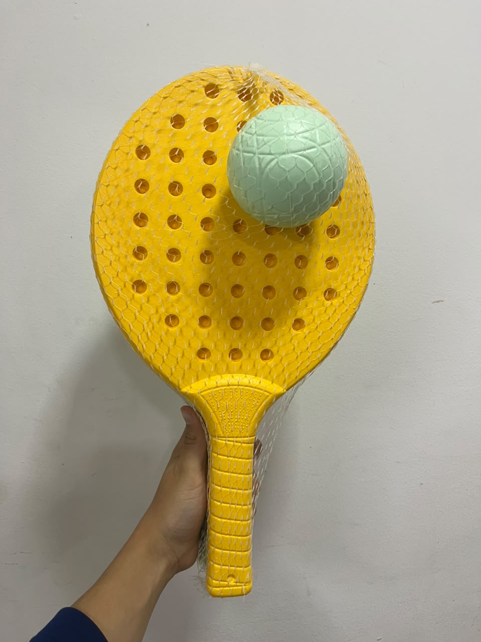 Paleta de playa + pelota